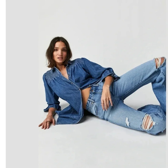 Wrangler Wanderer High Rise Flare Jeans Size 35 NWT - Picture 8 of 8